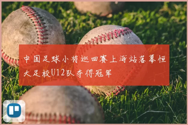 中国足球小将巡回赛上海站落幕恒大足校U12队夺得冠军